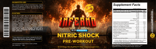 Nitric Shock Pre-Workout (Blue Raspberry)