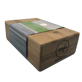 Carbonized Bamboo Yoga/Pilates Block