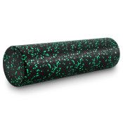 High Density Speckled Foam Roller 24x6-in, Black/Green