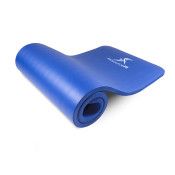 Extra Thick Yoga and Pilates Mat  1-in, Blue