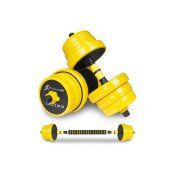 Adjustable Dumbbells and Barbell Set, 55LB