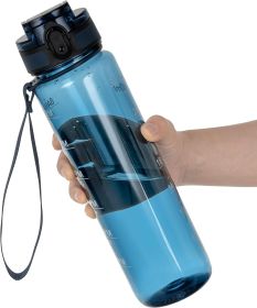 Water Bottle 32oz, Durable and Leakproof Water Bottles Motivational with Time Marker, Tritan, BPA Free, Gym,Travel,Home, School, Office, Gifts for Her