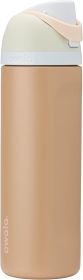 FreeSip Insulated Stainless Steel Water Bottle with Straw for Sports and Travel, BPA-Free Sports Water Bottle