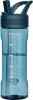 Water Bottle with Straw,Tritan BPA-Free,Leak-Proof Design for Travel, Home, School, (Midnight Blue)