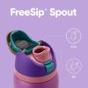 FreeSip Insulated Stainless Steel Water Bottle with Straw for Sports and Travel, BPA-Free Sports Water Bottle