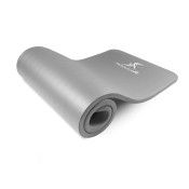 Extra Thick Yoga and Pilates Mat  1-in, Gray