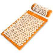 Acupressure Mat and Pillow Set, Orange
