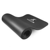 Extra Thick Yoga and Pilates Mat  1/2-in, Black