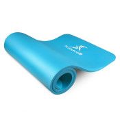 Extra Thick Yoga and Pilates Mat  1/2-in, Aqua