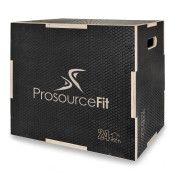 3-in-1 Wood Power Grip Plyometric Box, 30/20/24