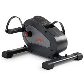 Sunny Health & Fitness Smart Motorized Mini Exercise Bike with 18 Speed Levels SF-B024041