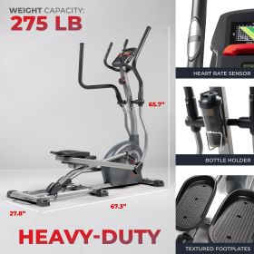 Sunny Health & Fitness Elite Interactive Cross Training Elliptical – SF-E320048