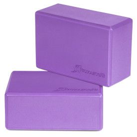 Foam Yoga Blocks, Purple