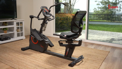 Sunny Health & Fitness Smart Recumbent Cross Trainer Elliptical Exercise Bike – SF-RB4886 SMART
