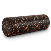 High Density Speckled Foam Roller 18x6-in, Black/Orange