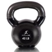 Vinyl Coated Iron Kettlebell, 45lb