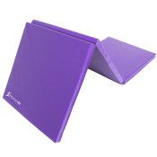 Tri-Fold Folding Exercise Mat 6ft x 2ft, Purple