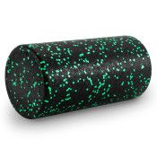High Density Speckled Foam Roller 12x6-in, Black/Green
