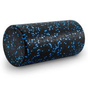 High Density Speckled Foam Roller 12x6-in, Black/Blue