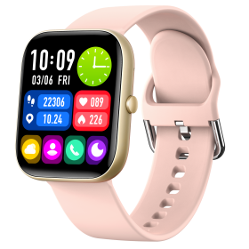 PRO FIT SOLO New Light Weight Health And Fitness Watch (Color: Pink)