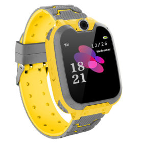 Kid's Tick Tack Fun Smart Watch (Color: Yellow)