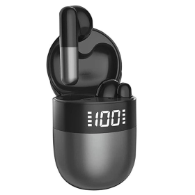Bluetooth Ear Pods With Touch Control HD Voice (Color: Black)