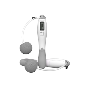 Home Gym Full Body Exerciser - Electronic Jump Skip Rope for any one (Color: Gray)
