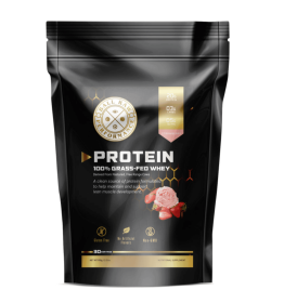 Grass-Fed Whey Protein (Flavor: Strawberry)