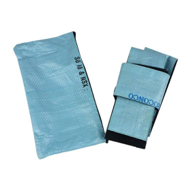 Yoga Mat Strap and Pouch (Color: Lite Blue)