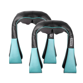 Electric Kneading Back Neck Shoulder Massage Arm Body Massager (Color: Blue, size: 2X)