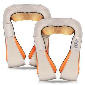 Electric Kneading Neck Shoulder Arm Body Massager With Heat Health Care (size: 2X)