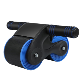 Automatic Rebound Abdominal Wheel Anti-slip AB Roller Wheel (Color: Blue)