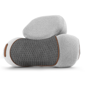 3 In 1 Neck Massager Pillow (Color: LightGrey)
