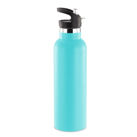 Sports Water Bottle Stainless Steel Vacuum-Insulated Drinking Cup (Color: TQS)