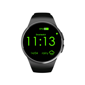 Smart Watch Fitness Tracker (Color: Black)