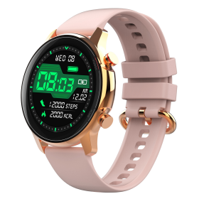 Wireless Smart Watch Fitness Tracker (Color: Pink)