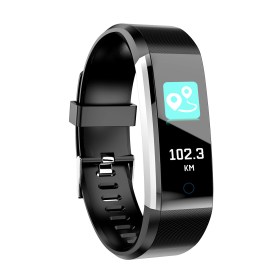 Fitness Tracker Activity Tracker (Color: Black)