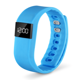 Fitness Tracker Activity Tracker Watch (Color: Blue)