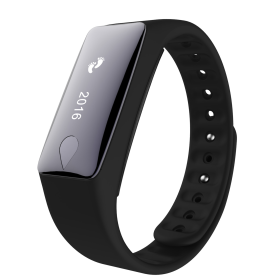 Fitness Tracker Activity Tracker Watch (Color: Black)