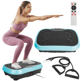 Vibration Exercise Machine (Color: Blue)