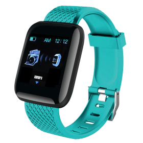 Fitness Tracker IP67 Waterproof Activity Tracker Smart Bracelet (Color: Aqua)