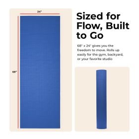 Sunny Health & Fitness Yoga Mat (Option: Blue)