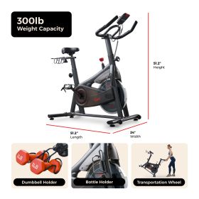 Sunny Health & Fitness ACTIVE Smart Magnetic Cycling Exercise Bike (Option: 200)