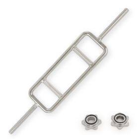 Sunny Health & Fitness Threaded Chrome Barbell Bar (Option: 34")