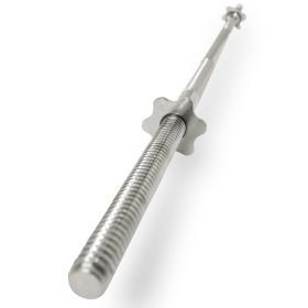 Sunny Health & Fitness Threaded Chrome Barbell Bar (Option: 60")