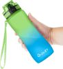 Water Bottle, Motivational Water Bottle with Time Marker, Sports Water Bottle With Strap, Leakproof & BPA Free Large Water Bottles for School, Gym