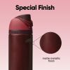 FreeSip Insulated Stainless Steel Water Bottle with Straw, BPA-Free Sports Water Bottle, Great for Travel