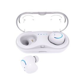 Wireless TWS Stereo Earbuds Earphones Headphone Headset (Color: White)