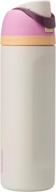 FreeSip Insulated Stainless Steel Water Bottle with Straw, BPA-Free Sports Water Bottle, Great for Travel (Color: Daybreak)