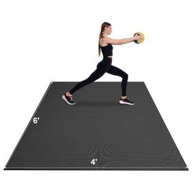 Exercise Mat, Non Slip High Density Premium Yoga Mat, Exercise Yoga Mat for Men & Women, Fitness & Exercise Mat with Bag & Carry Strap (Length: 6 ft, Width: 4 ft)